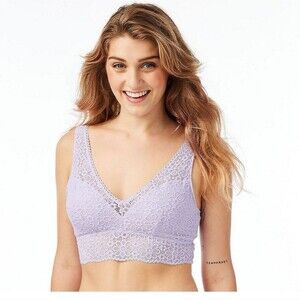 NWT Lavender Juniors's SO Lace Plunge Bralette Size XS